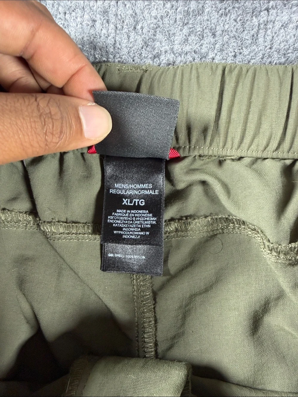 The North Face Olive Green Convertible Cargo Pants